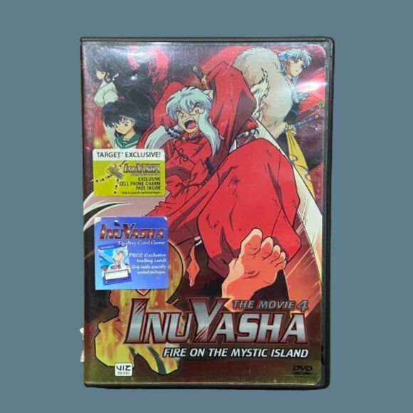 Inuyasha The Movie 4 Fire on the Mystic Island DVD Target Exclusive Movie Anime - Picture 1 of 6
